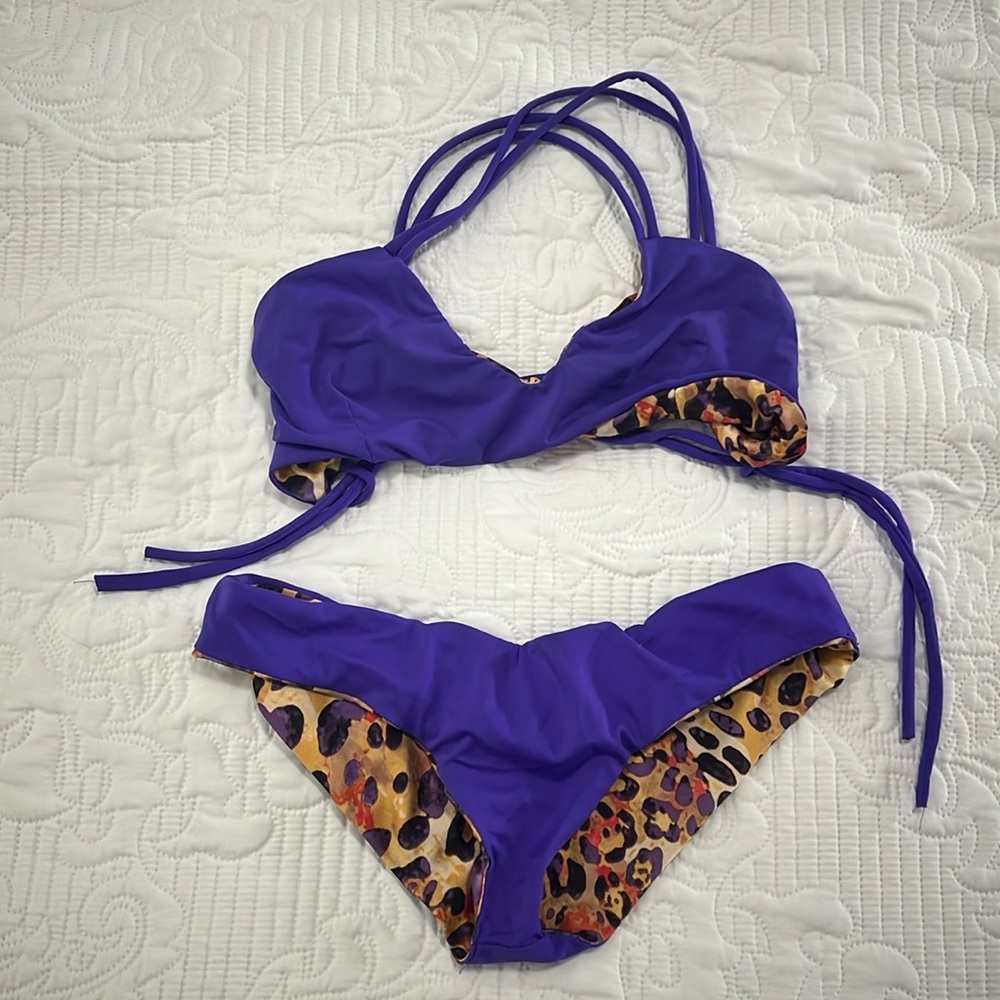 Savage Swim original piece. Discontinued print! Reversible